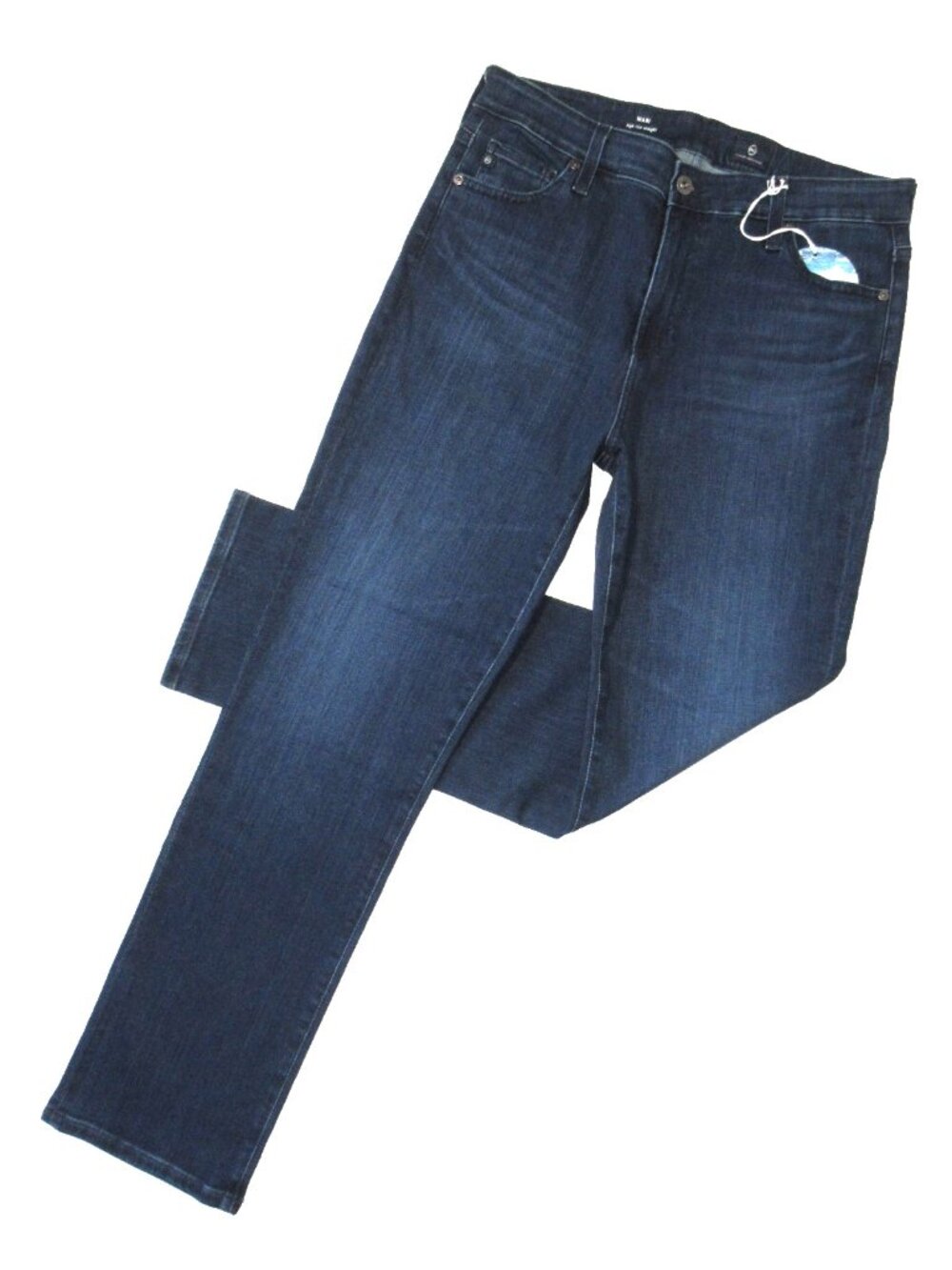 NWT Adriano Goldschmied AG Mari in Oasis Slim Straight Stretch Jeans 33